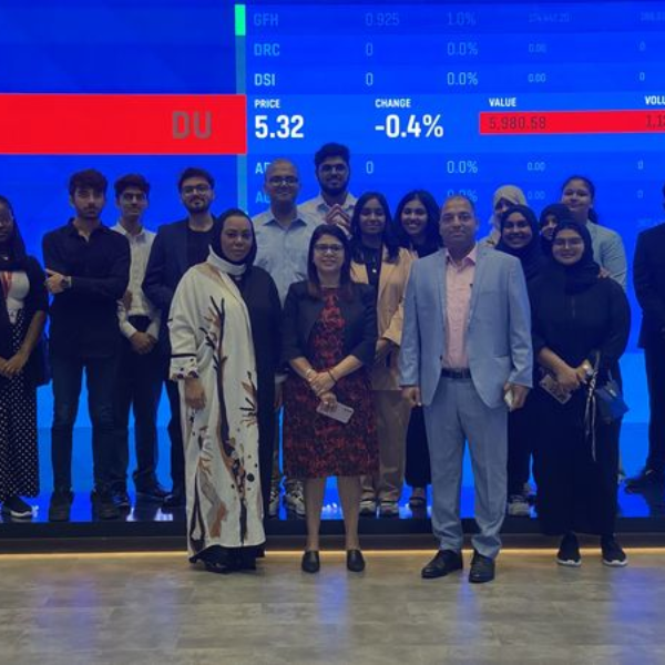 The dedicated faculty members of BAL organised an educational visit that featured Accounting and Finance students to the Nasdaq Dubai and Dubai Financial Market.